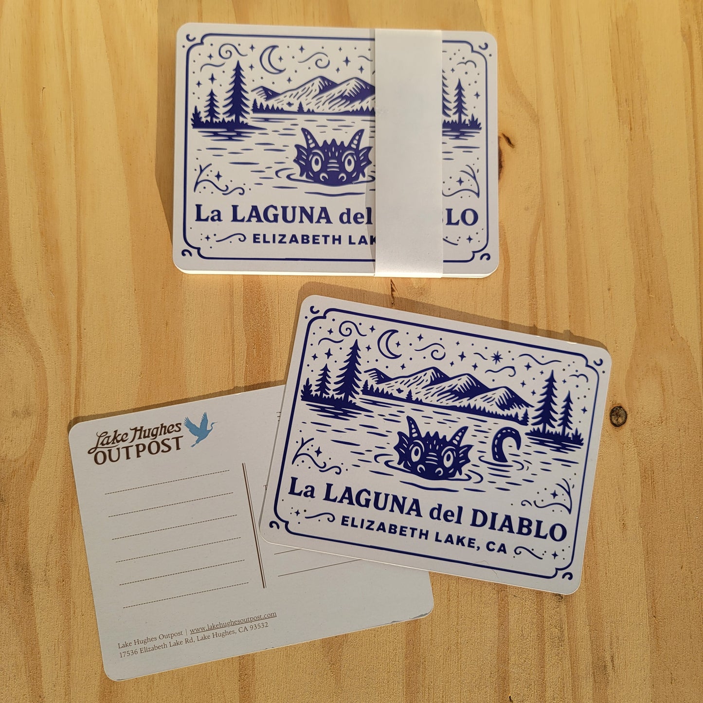 Postcard: Lake Monster La Laguna del Diablo