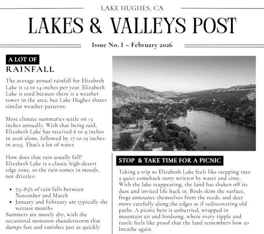 Lakes and Valleys Post - Issue No. 1 - February 2026
