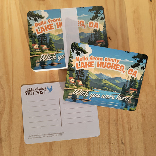 Postcard - Lake Hughes - Wish your were here!