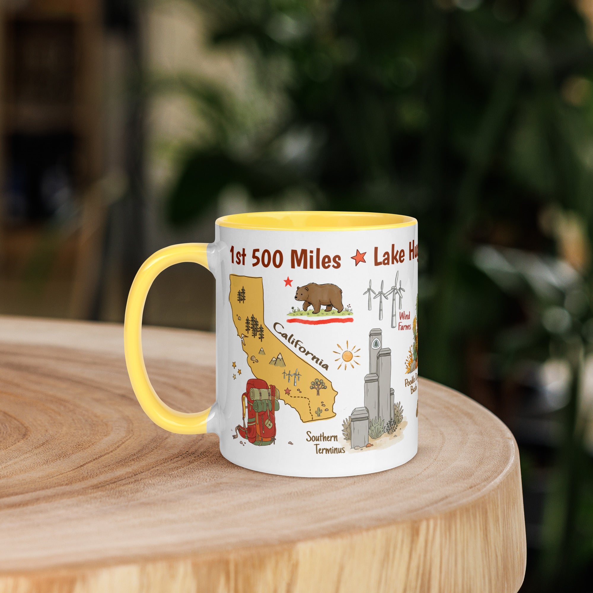 邦楽 MUGAMICHILL MUGAMICHILDREN 2 1st 500 Miles - PCT Class of 2026 - 11oz Ceramic Mug – Lake Hughes